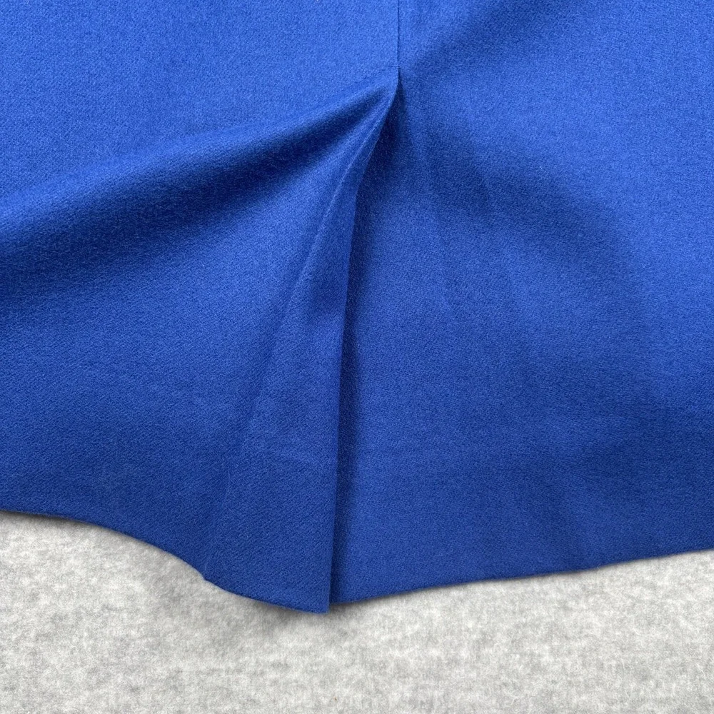 Pendleton Skirt Womens 18 Blue Pencil 100% Virgin Wool Lined USA NWT Back Vent
